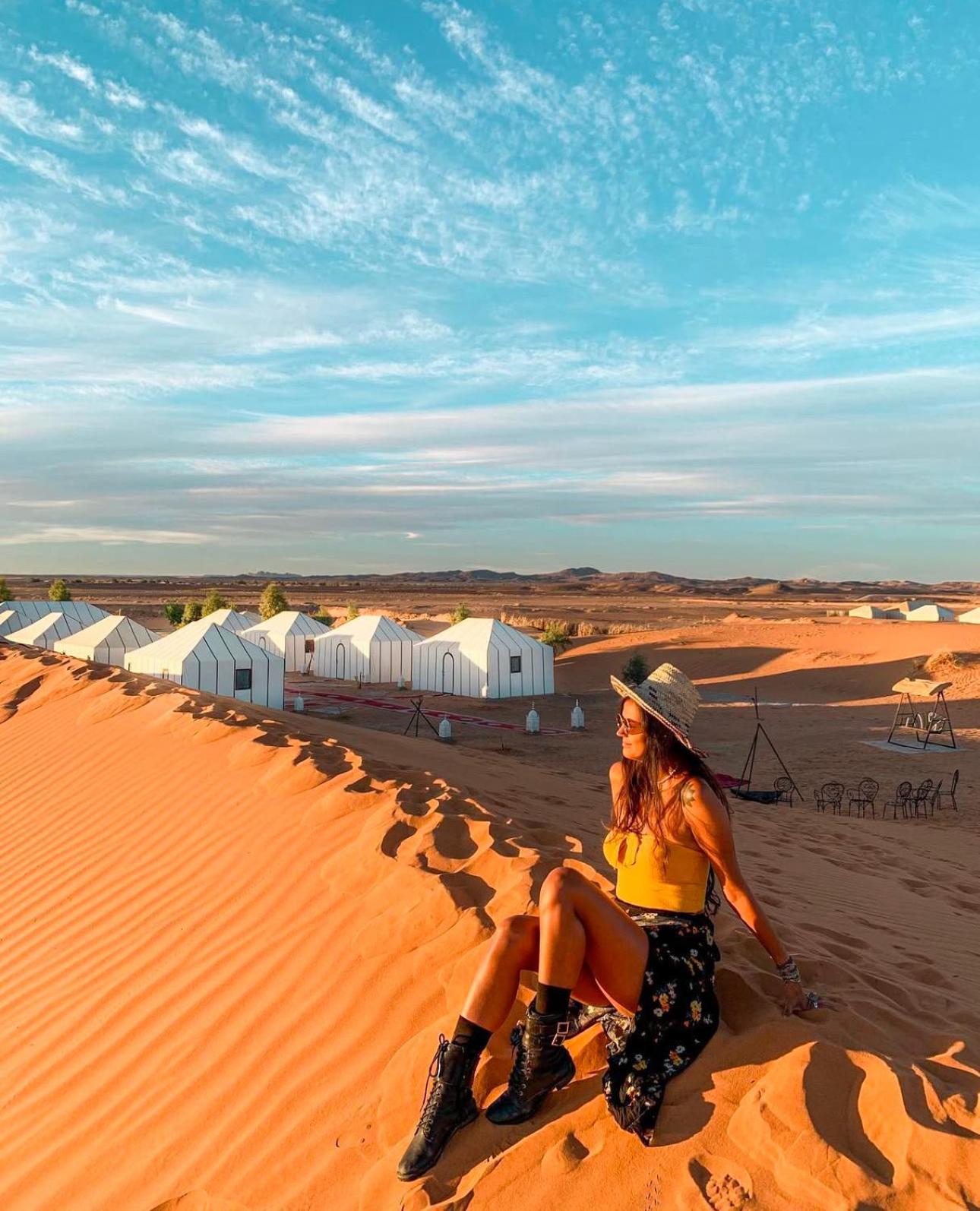 Вилла Sahara Vibes Luxury Camp Мерзуга Экстерьер фото